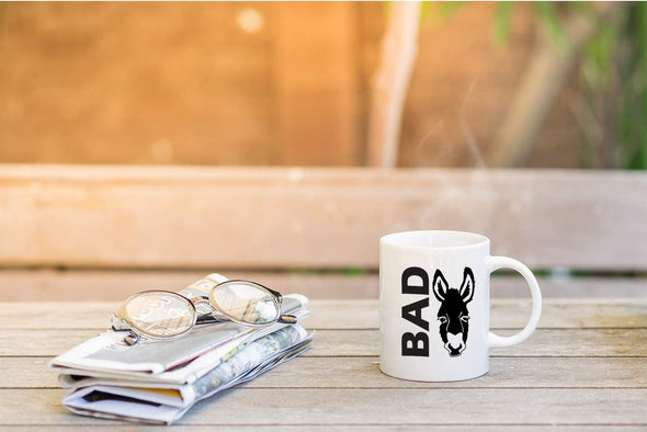 Bad Ass Funny Sarcastic Gag Gift for Coworker Boss Employee Friend Novelty 11 oz Coffee Mug