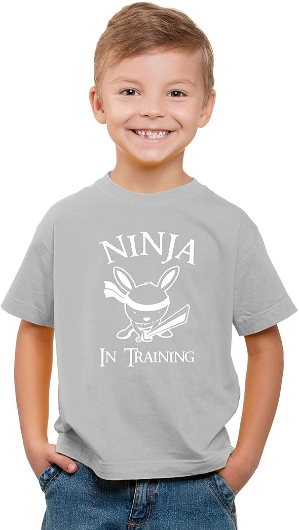 Ninja In Training - Funny Cool Children Tee - Birthday Novelty Gift - Kids T-shirt