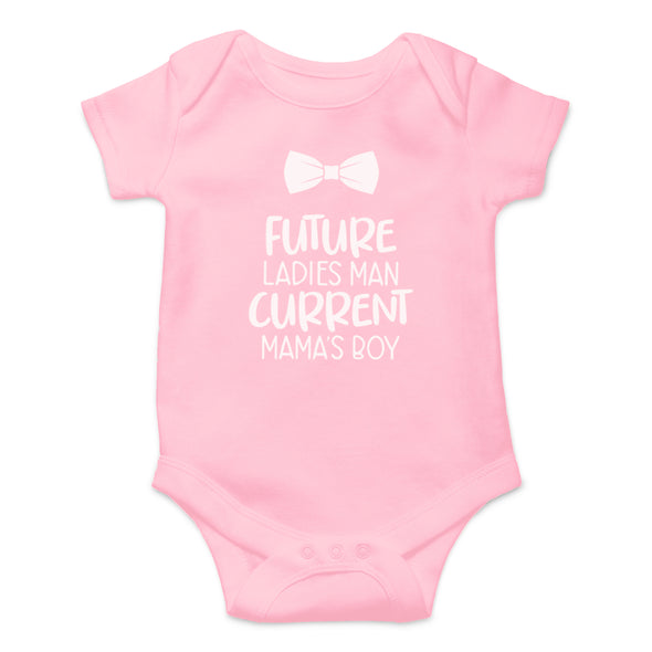Future Ladies Man Current - Funny Cute Novelty Infant Creeper, One-Piece Baby Bodysuit