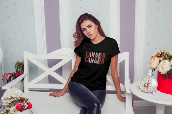 Canada Canada - Funny Canadian Pride - Canada Day Patriotic July 1 - Womens Tshirt